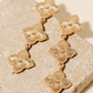 Triple Intricate Clover Dangle Earrings