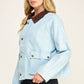 Denim Contrast Collar Jacket