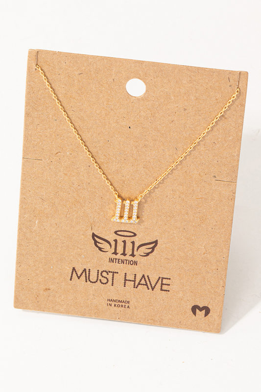 111 Angel Number Necklace