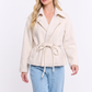 Wool Blend Belted Jacket