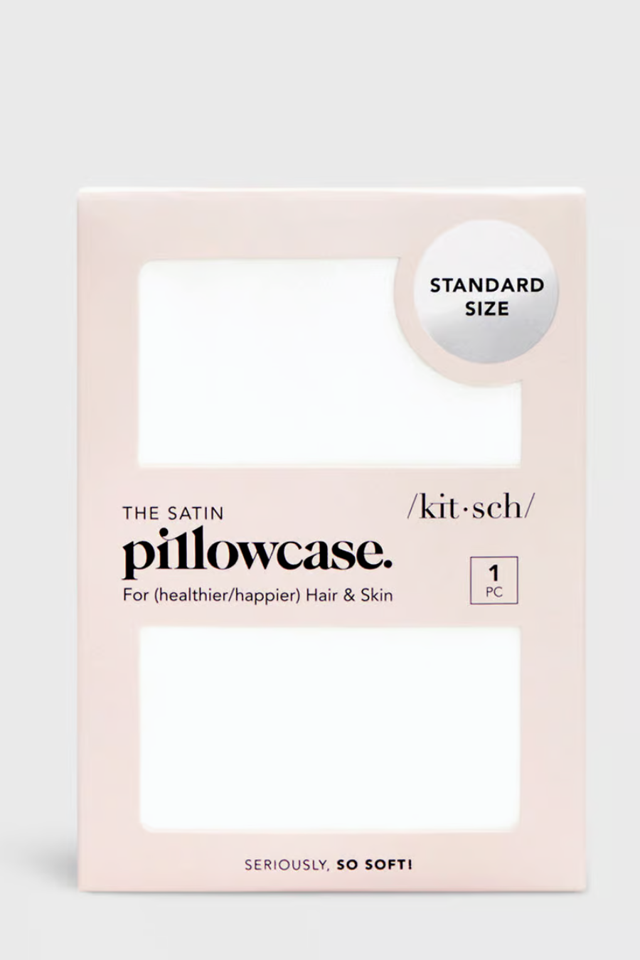 satin pillowcase in its packaging 