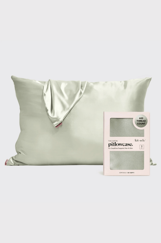 Standard Satin Pillowcase Sage 1pc