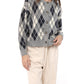Argyle Sweater Cardigan
