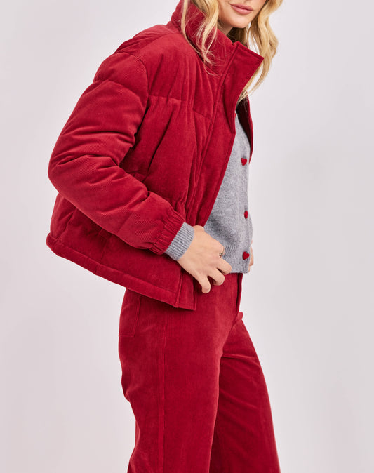 Corduroy Puffer Jacket