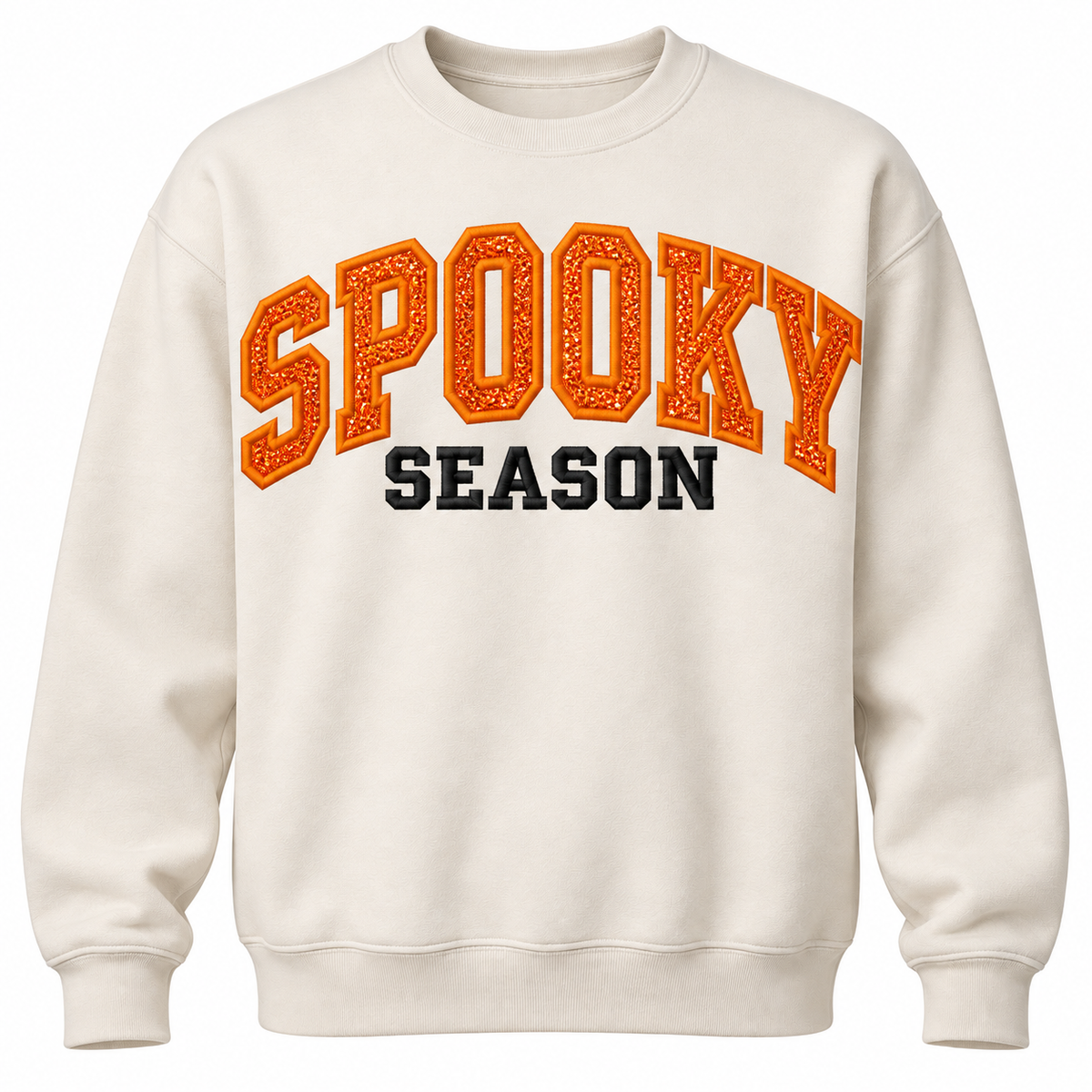 Spooky Season Varsity Appliqué | Custom Halloween Sweatshirt