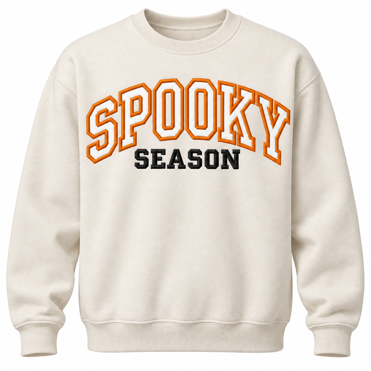 Spooky Season Varsity Appliqué | Custom Halloween Sweatshirt