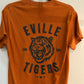 EVILLE TIGERS Orange Tee