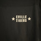 EVILLE TIGERS White on Black Tee