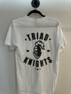 TRIAD KNIGHTS Black on White Tee