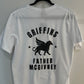 FATHER MCGIVNEY GRIFFINS Black on White Tee