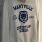 MCS LIONS Navy on White School Hoodie