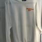 EVILLE TIGERS Orange on White School Crewneck