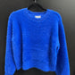 Fuzz Crewneck Eyelash Sweater