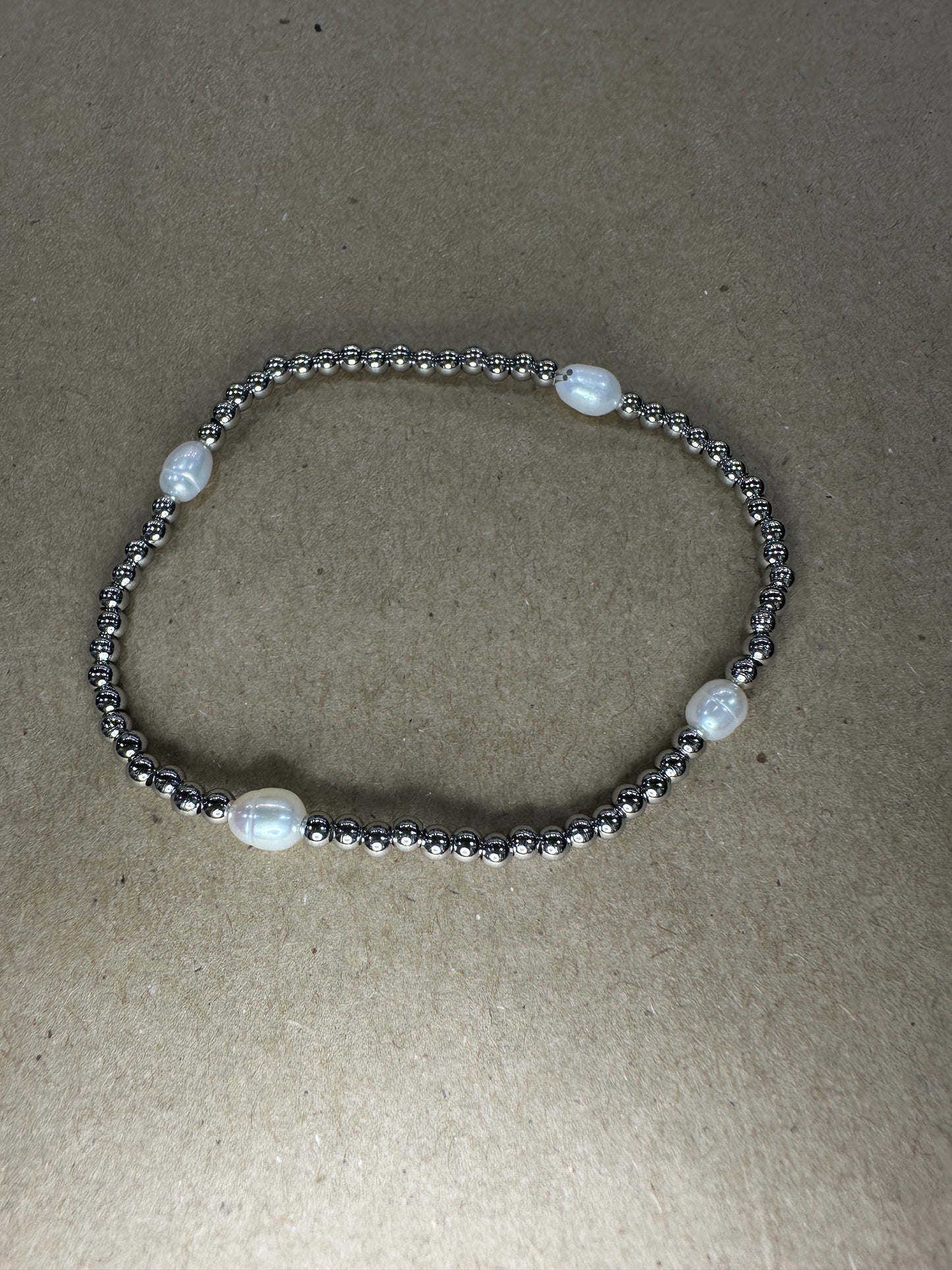 Waterproof Elastic Beaded Bracelet