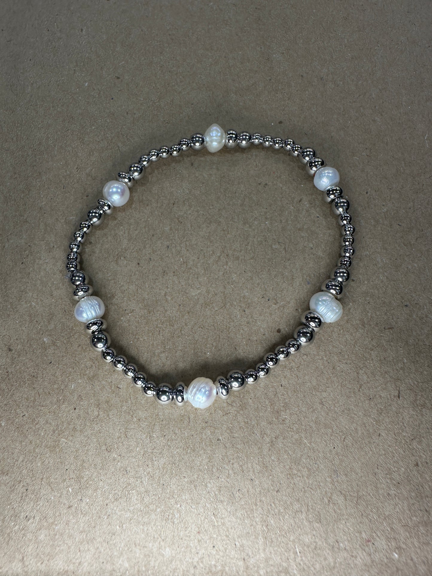 Waterproof Elastic Beaded Bracelet
