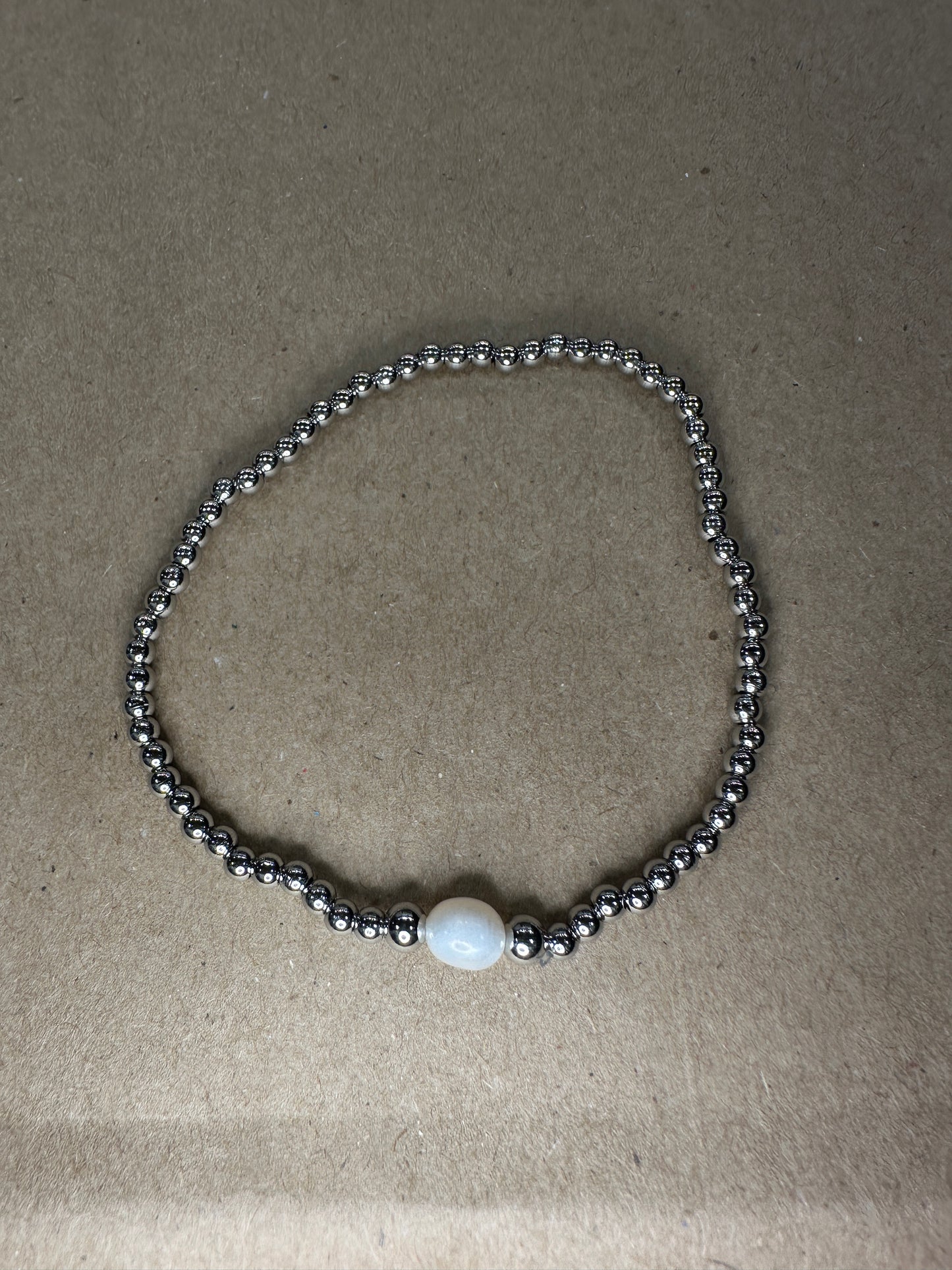 Waterproof Elastic Beaded Bracelet