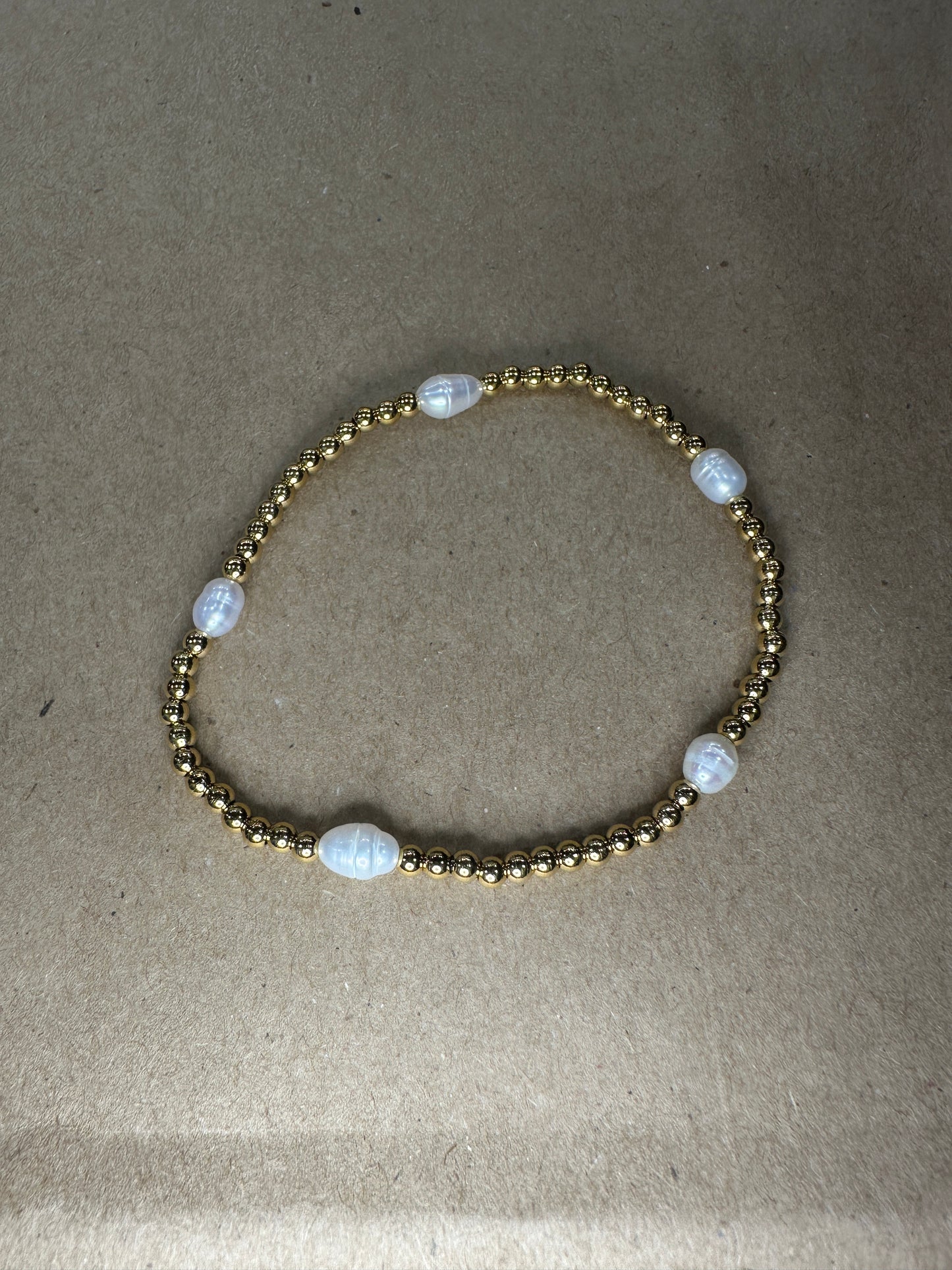 Waterproof Elastic Beaded Bracelet