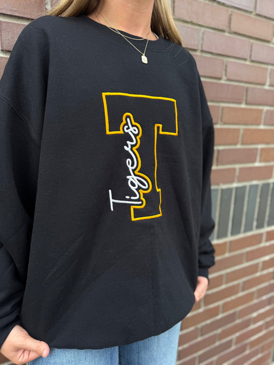 EHS TIGERS Varsity Letter – Custom Embroidered School Spirit