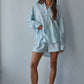 Woven Cotton Striped Button Up Shirt
