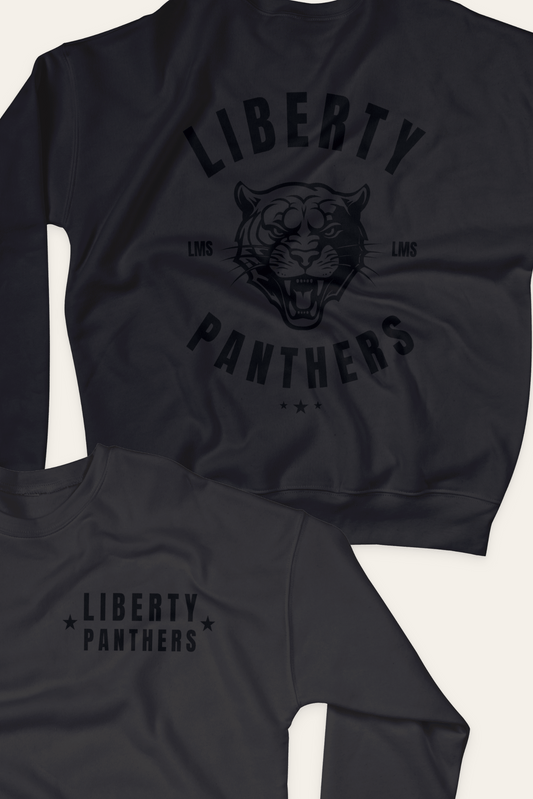 LIBERTY MIDDLE SCHOOL PANTHERS School Crewneck