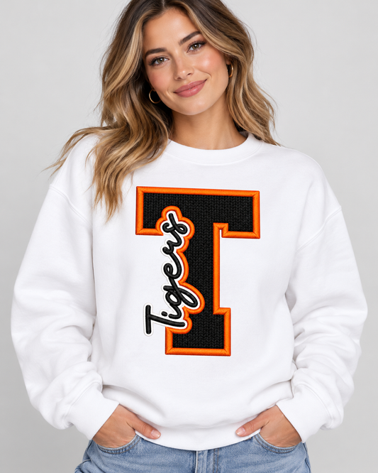 EHS TIGERS Varsity Letter – Custom Embroidered School Spirit