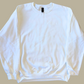 EVILLE TIGERS White on White Crewneck
