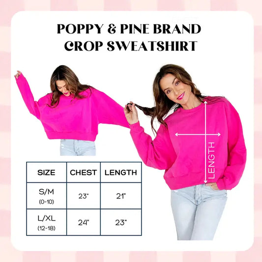 Good Things Teacher Edition Crop Sweatshirt