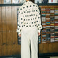 Polka Dot Half-Zip Sweatshirt