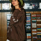 HORSE Graphic Reversible Mock-Neck Sweatshirt