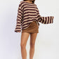 Oversized Striped long Sleeve Tee