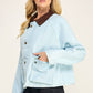 Denim Contrast Collar Jacket