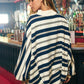 Striped Oversized Crewneck Top