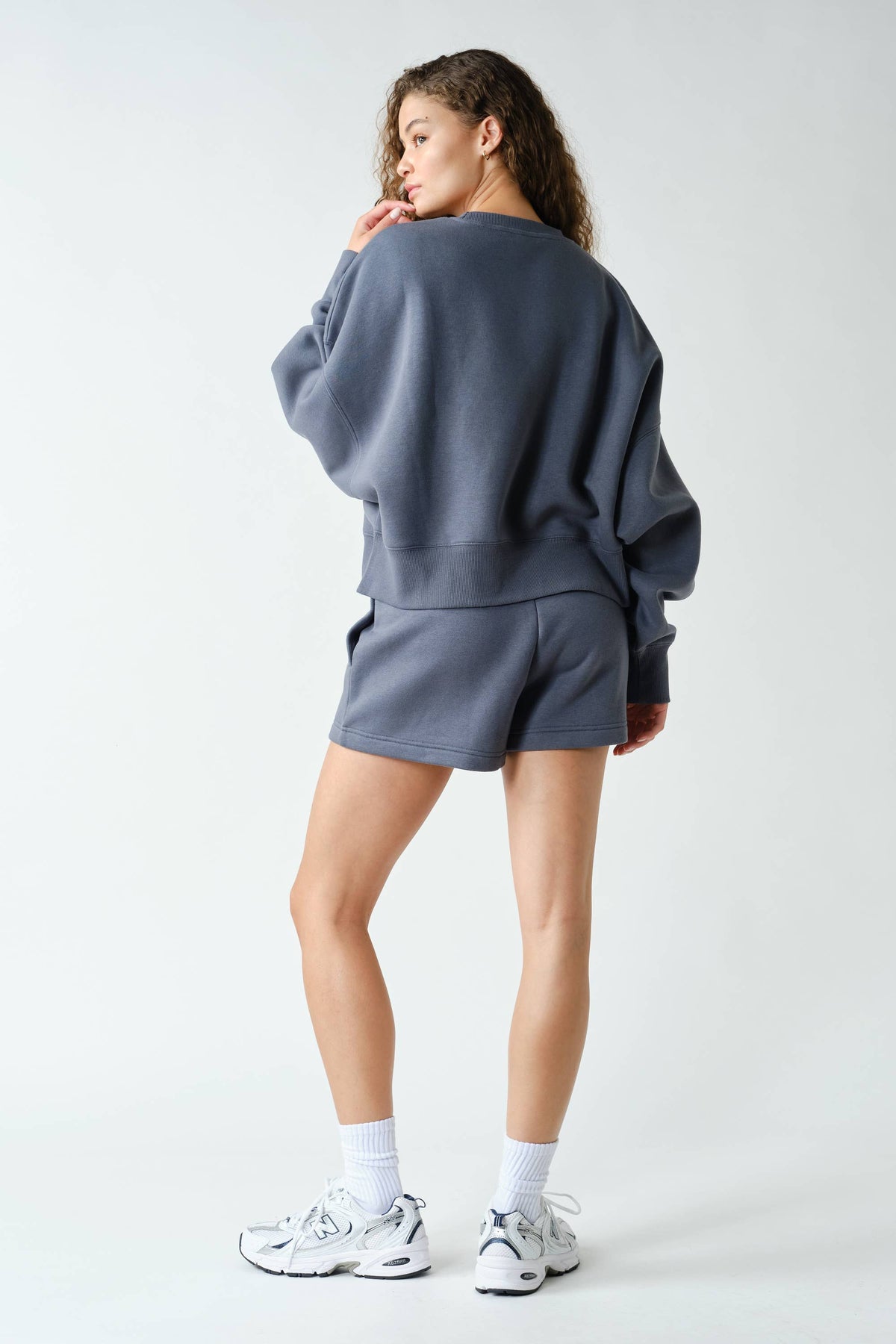 CloudWalk Balloon Sleeve Fleece Crewneck