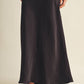 Cowl Neck Bias Cut Maxi Dress