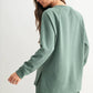 Luxe Sand Wash Rib Raglan Tee