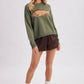 'Fish' Graphic Coastal Crewneck Sweater