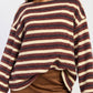 Oversized Striped long Sleeve Tee
