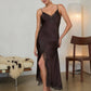 Satin Lace Cami Dress