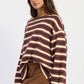Oversized Striped long Sleeve Tee