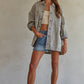 Woven Cotton Washed Denim Jacket