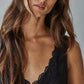 Woven Polyester Plunged V-Neck Sleeveless Mini Dress