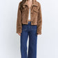 Faux Fur Cropped Jacket