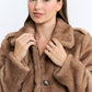 Faux Fur Cropped Jacket