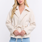 Wool Blend Belted Jacket