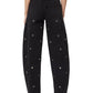 Embellished Barrel Jeans