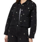 Embellished Cropped Jean Jacket
