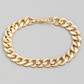 flat lay view of Aniston chain bracelet with lobster claw closure 