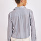Glacier Glow Rhinestone Cropped Shirt