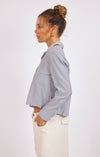 Glacier Glow Rhinestone Cropped Shirt
