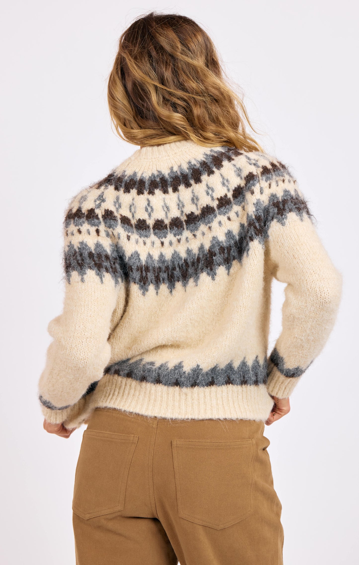 Montana Sky Fair Isle Sweater
